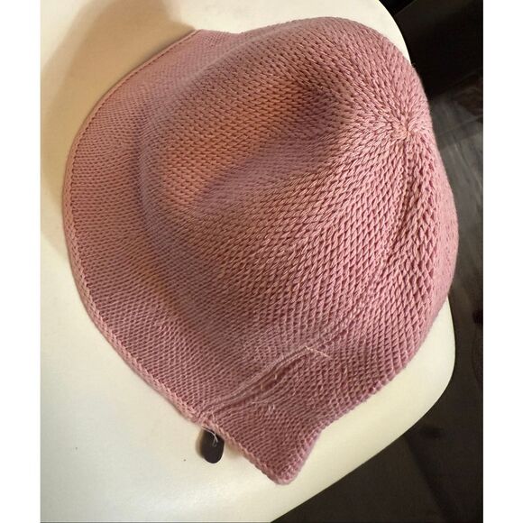 Zara Kids Girls Knit Lightweight Cotton Blend Bucket Hat Pink Size 10-14 NWT - Picture 4 of 8